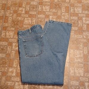 Men's Relaxed Fit Blue Jeans Men'size 36x34